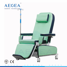 AG-XD208B Asiento para pacientes con tratamiento médico silla de donante de sangre móvil con ajuste eléctrico